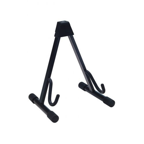 K&M 17540 Folding Electric Guitar Stand w/Adjustable Width (Black)