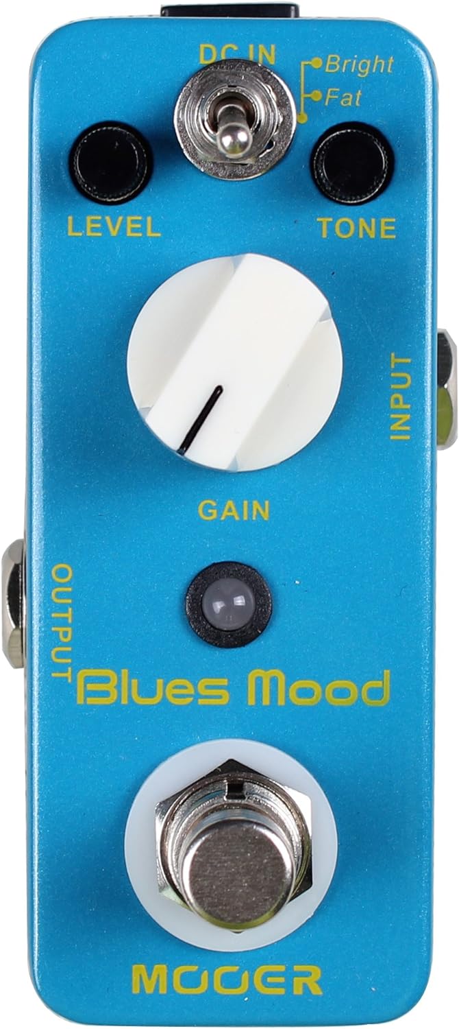 Mooer MBD2 Blues Mood Overdrive Pédale d'effets de distorsion pour guitare