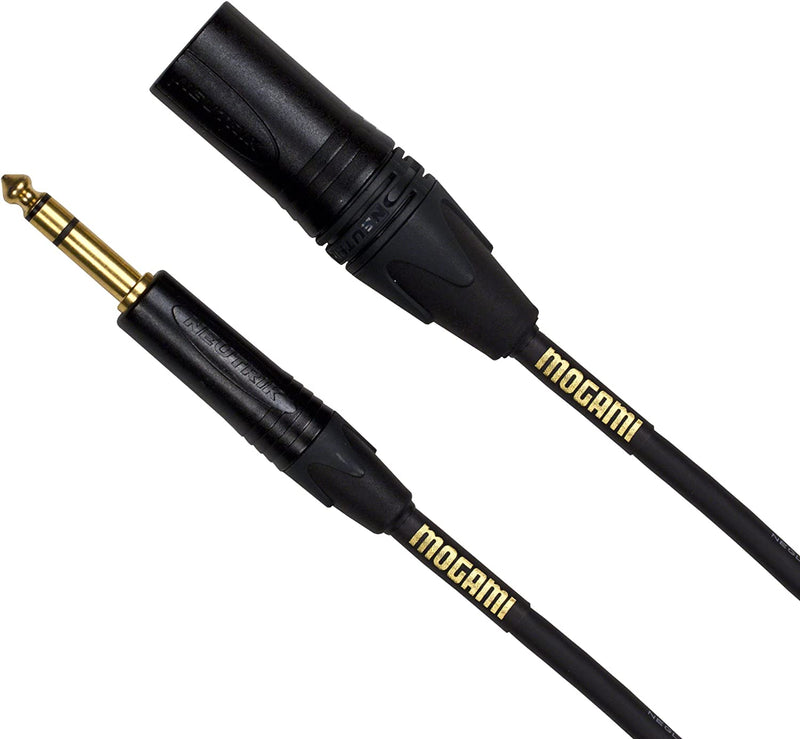 Câble adaptateur audio symétrique Mogami Gold 8 TRS vers XLRM - 25"