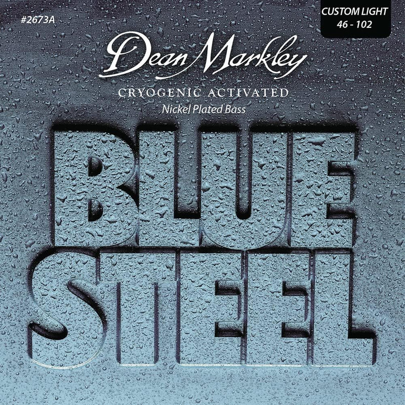 Dean Markley 2673A Blue Steel Bass Guitar Strings, NPS, Light, 4 Crise, 45-100