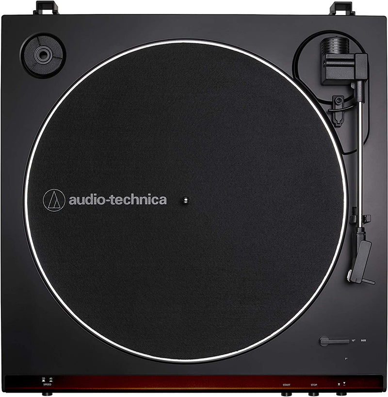 Audio-Technica AT-LP60X-BW Platine vinyle stéréo (marron et noir)