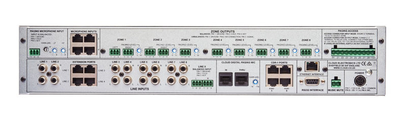 Cloud Electronics DCM1E Digital Control Zone Mixer with Ethernet