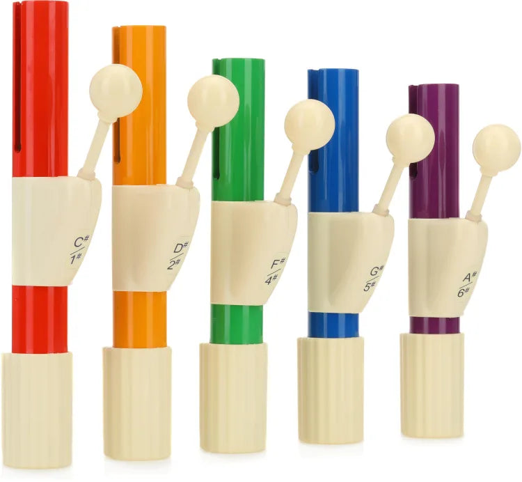 Rhythm Band CNC5 Chroma-Notes 5-note Chromatic Hand Chimes Add-on