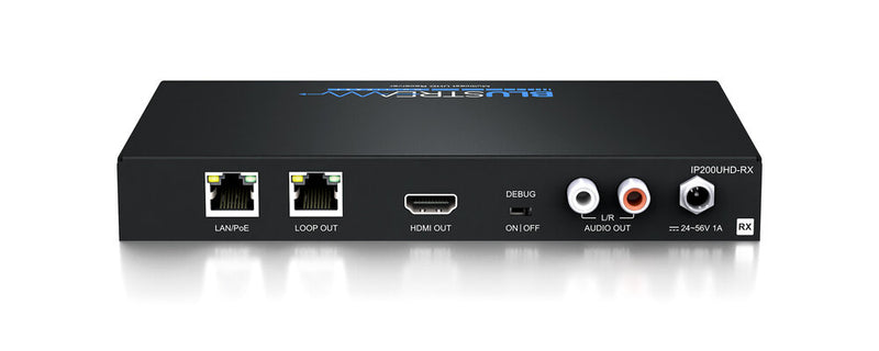 Blustream IP200UHD-RX 10Gbps AVoIP Receiver Over 1Gb Network