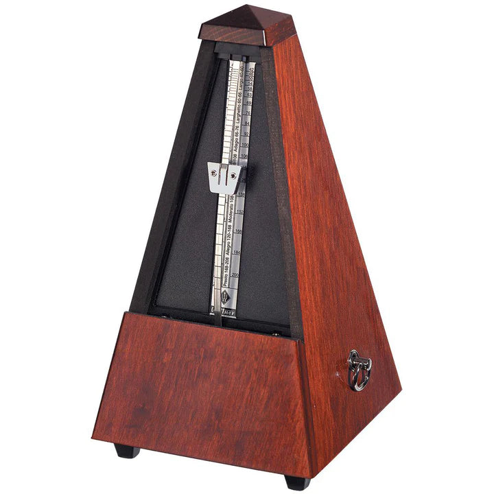 Wittner W-801 Wood Case Metronome Without Bell (Mahogany Gloss)