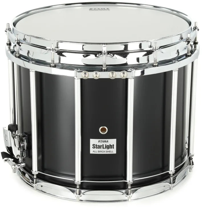 Tama R1412SLSBK Marching Snare Drum - 14"x12" (Satin Black)