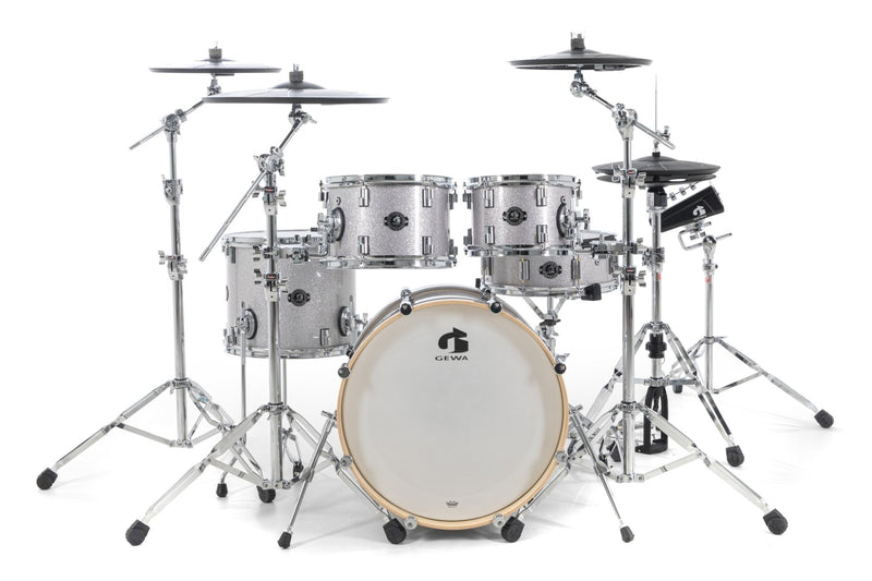 Gewa G9 PRO SE Digital Drum Set (Silver Sparkle)