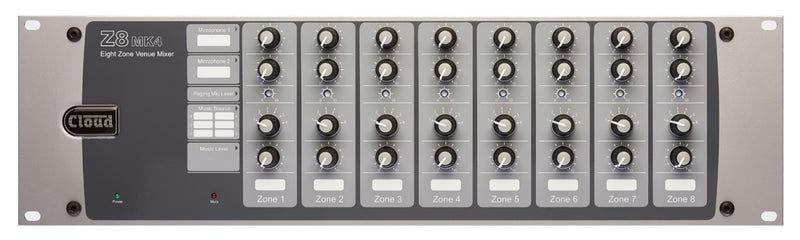 Cloud Electronics Z8MK4 8 Zone Audio Mixer