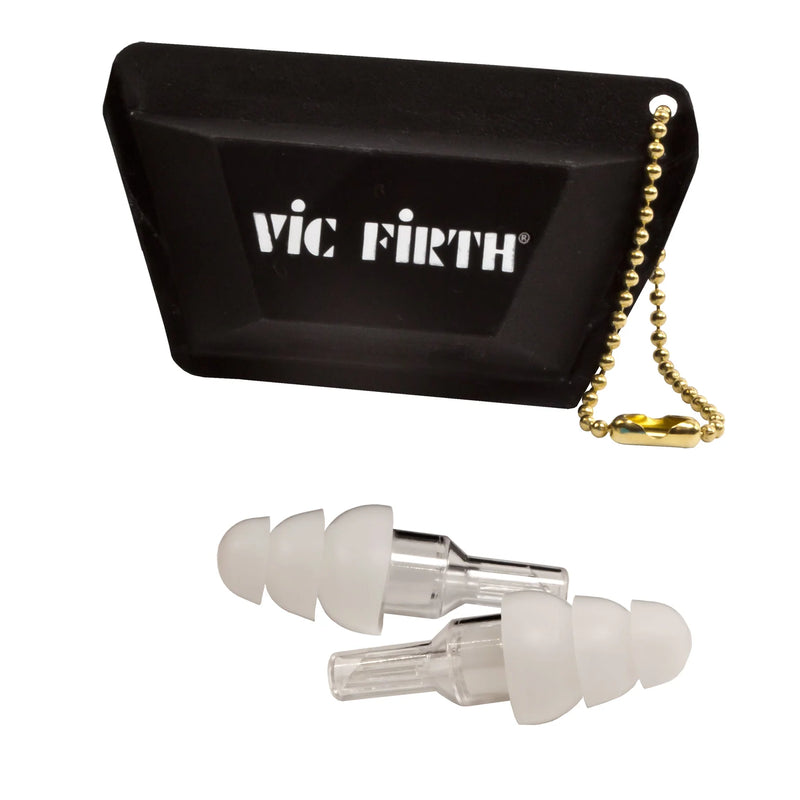 Vic Firth VICEARPLUGL High-Fidelity Hearing Protection - Large Size, White