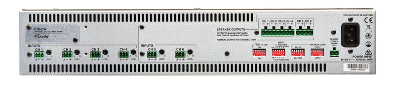 Cloud Electronics CA6160 6 Channel Amplifier - 160W