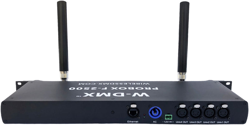 LumenRadio LRA40007G5 ProBox F-2500 G5 Émetteur-récepteur double univers avec Ethernet pour racks 19"