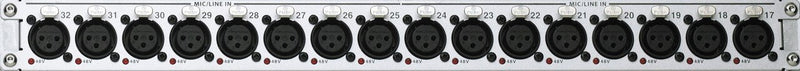 Soundcraft A947.043600 Panneau d'entrée 16 XLR pour console Vi1 – Étiqueté 17-32