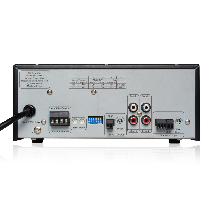 Amplificateur AtlasIED AA30PHD 3 entrées 30 W (70 V/8 ohm)