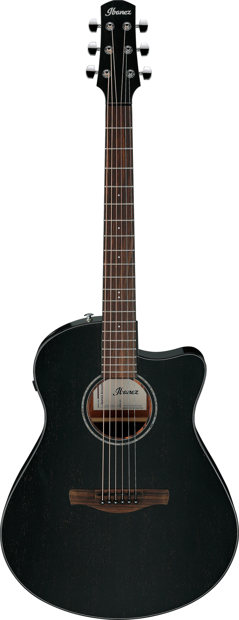 Ibanez AAM340CERUB Acoustic Guitar (Rustic Black High Gloo)