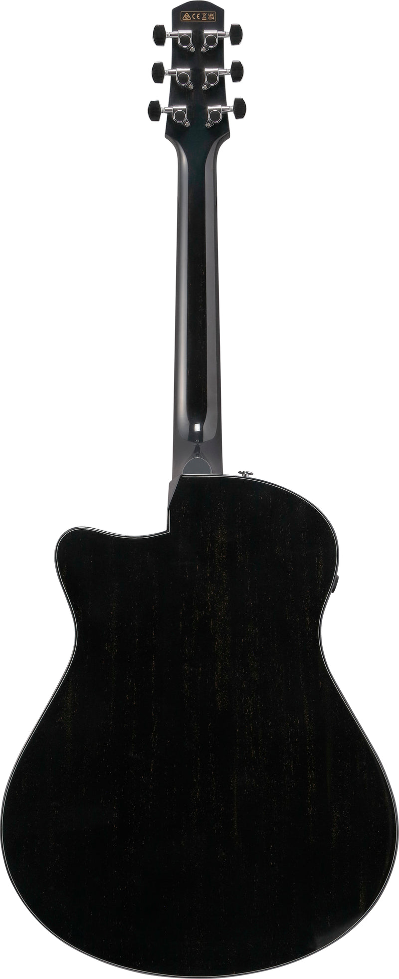 Ibanez AAM340CERUB Acoustic Guitar (Rustic Black High Gloo)