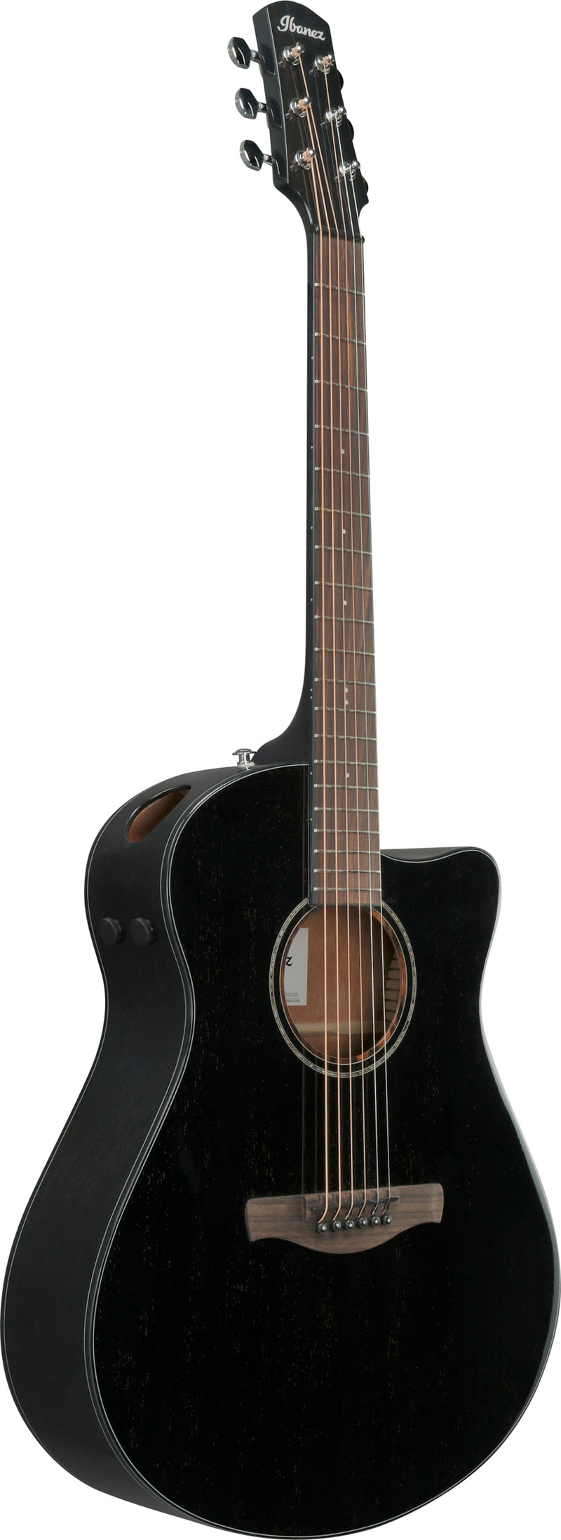 Ibanez AAM340CERUB Acoustic Guitar (Rustic Black High Gloo)