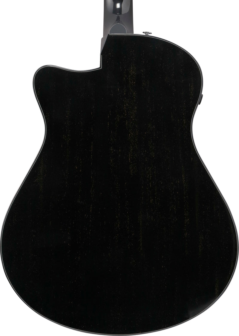 Ibanez AAM340CERUB Acoustic Guitar (Rustic Black High Gloo)