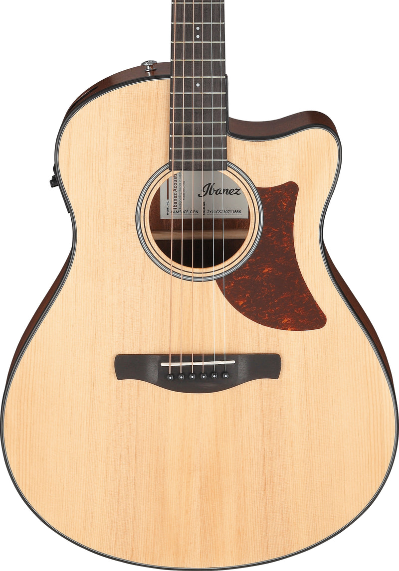 Ibanez AAM50CEOPN Acoustic Electric Guitar (Open Pore Natural)