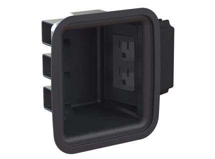 Peerless-AV ACCXT400 Recessed Power Outlet with Low Voltage In-Wall Cable Routing