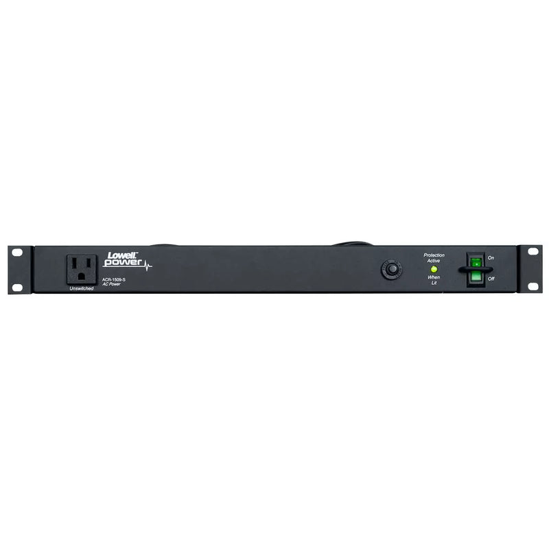 Lowell ACR-1509-S PDU with 9 15A Outlets Surge Suppression