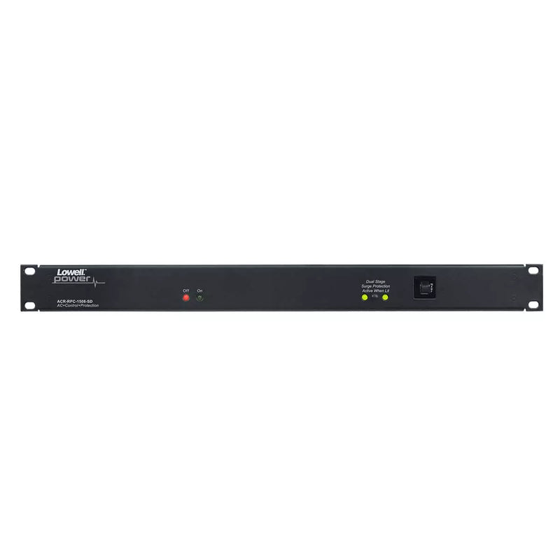 Lowell ACR-RPC-1508-SD PDU with 8 15A Outlets Surge Suppression Remote Circuitry