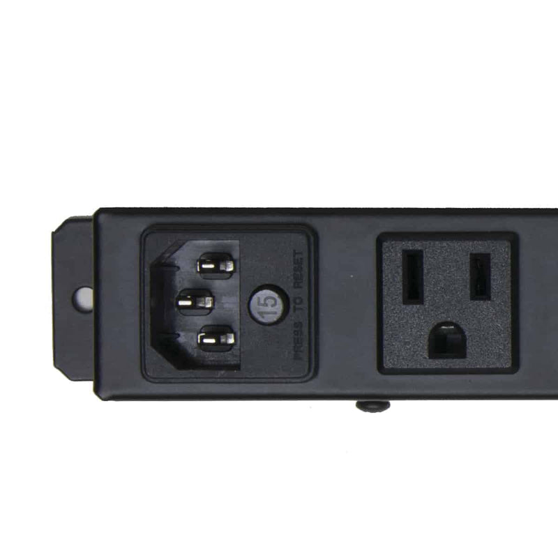 Lowell ACS-1507 Power Strip with 7 15A Outlets - 12"