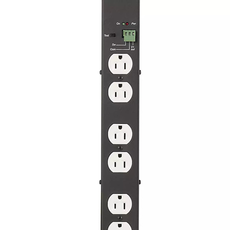 Lowell ACS-1510-RPC Power Strip with 10 15A Outlets Remote Terminal