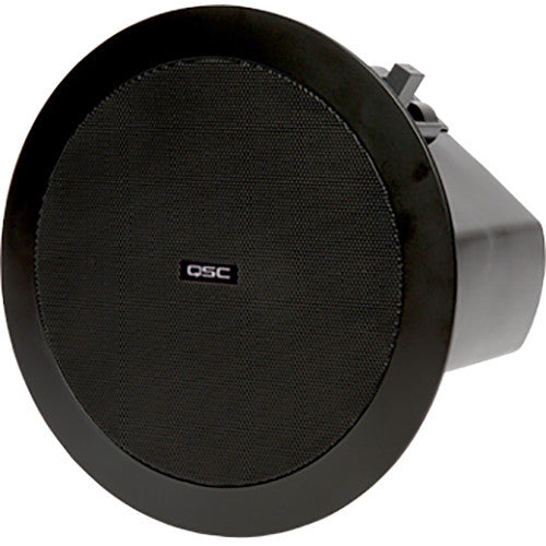 Q-SYS AD-C6T-B Ceiling Mount Speakers (Pair, Black) - 6.5"