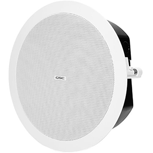 Q-SYS AD-C4T-LP Ceiling Mount Speakers (Pair, White) - 4.5"