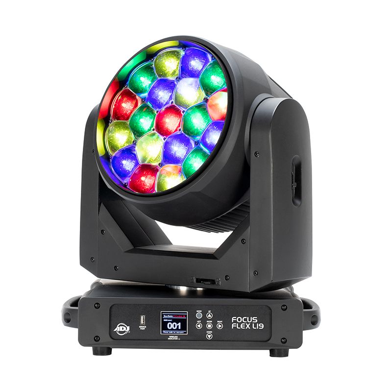 American DJ FOCUS-FLEX-L19 Moving Head With 19x40W RGBL LED