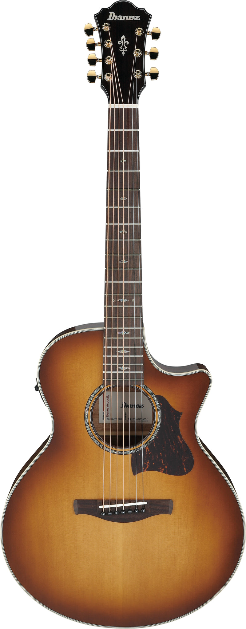 Ibanez AE3007FMHTBH Acoustic Electric Guitar (Tobacco Edge Burst High Gloss)