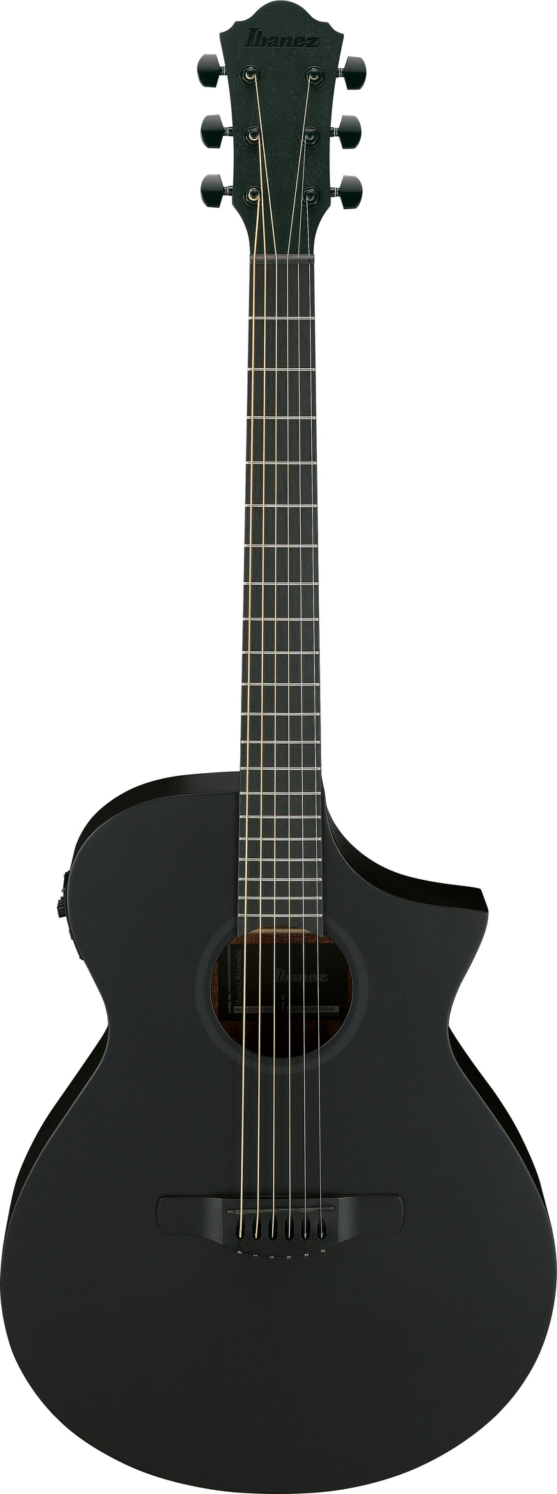 Ibanez AEWC621BOT Acoustic Electric Guitar (Black Out)