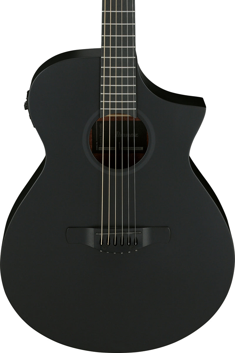 Ibanez AEWC621BOT Acoustic Electric Guitar (Black Out)