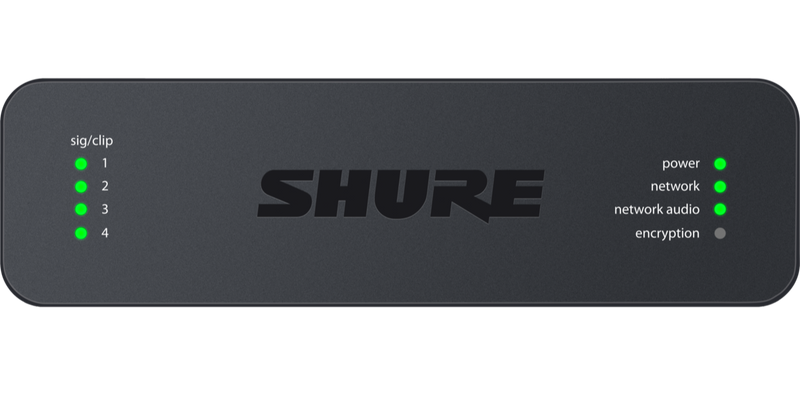 Shure ANI4IN-BLOCK 4 Input Mic/Line Dante Audio Interface