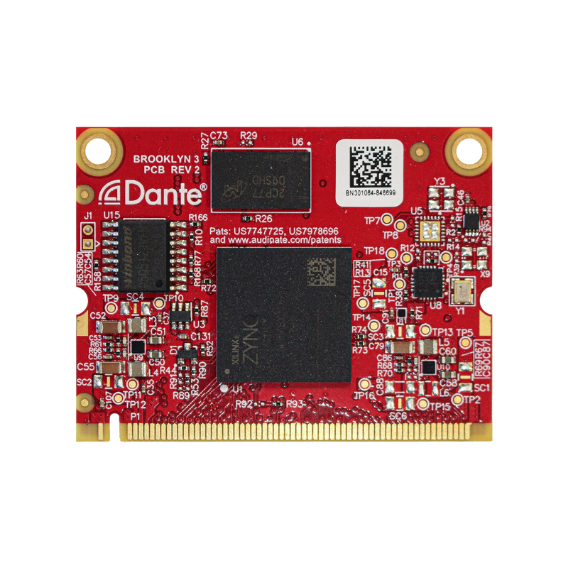 Module audio en réseau Audac ANM88 Dante™/AES67 avec licence 8x8 pour LUNA-U