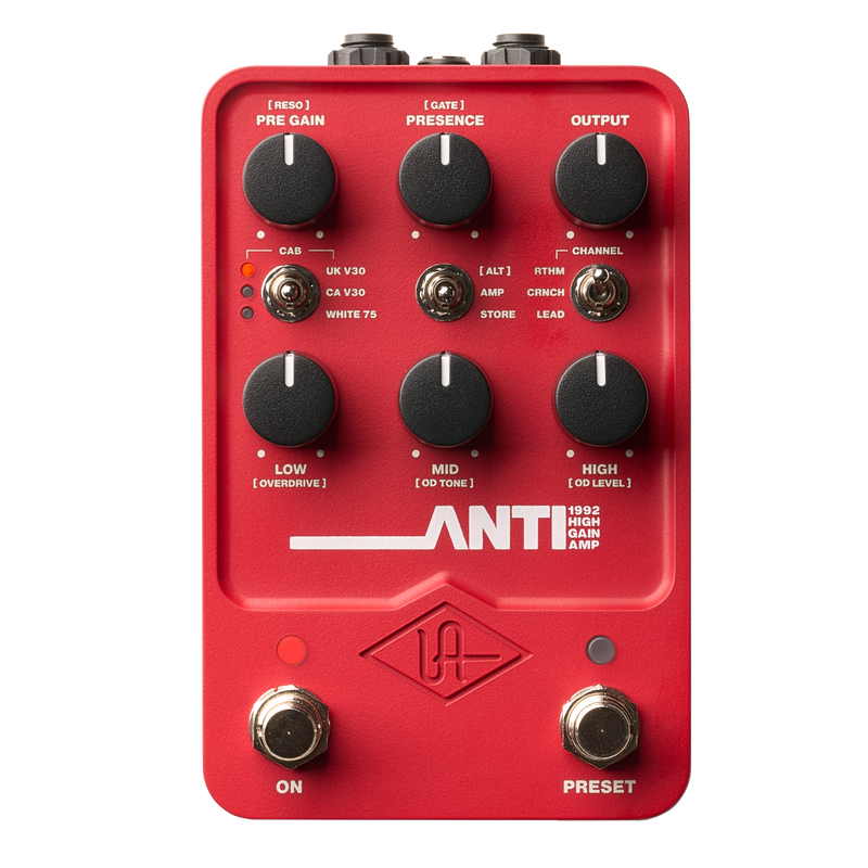 Universal Audio ANTI 1992 High Gain Amp Pedal