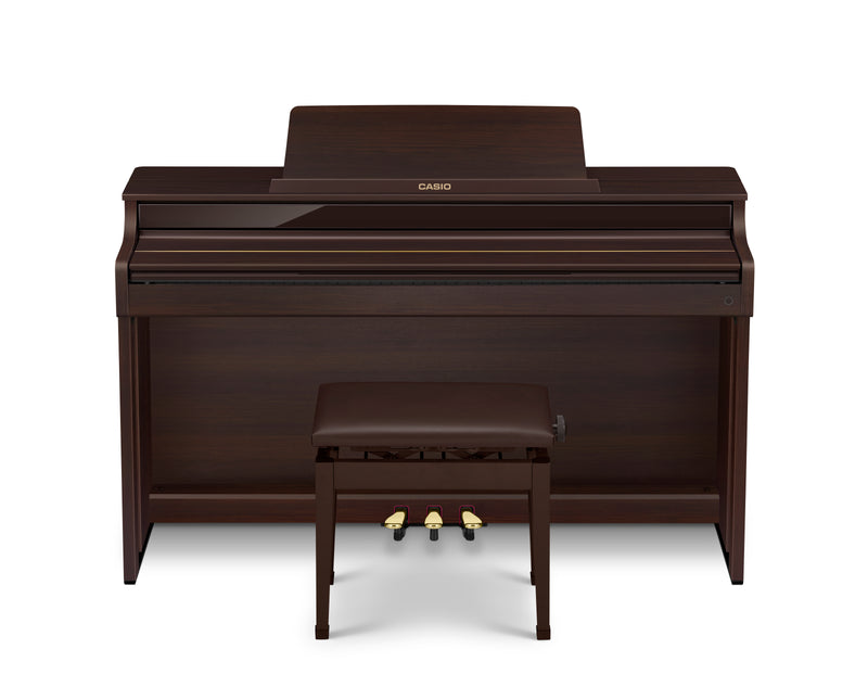 Casio AP-550 Celviano Digital Upright Piano 88-Keys (Brown)