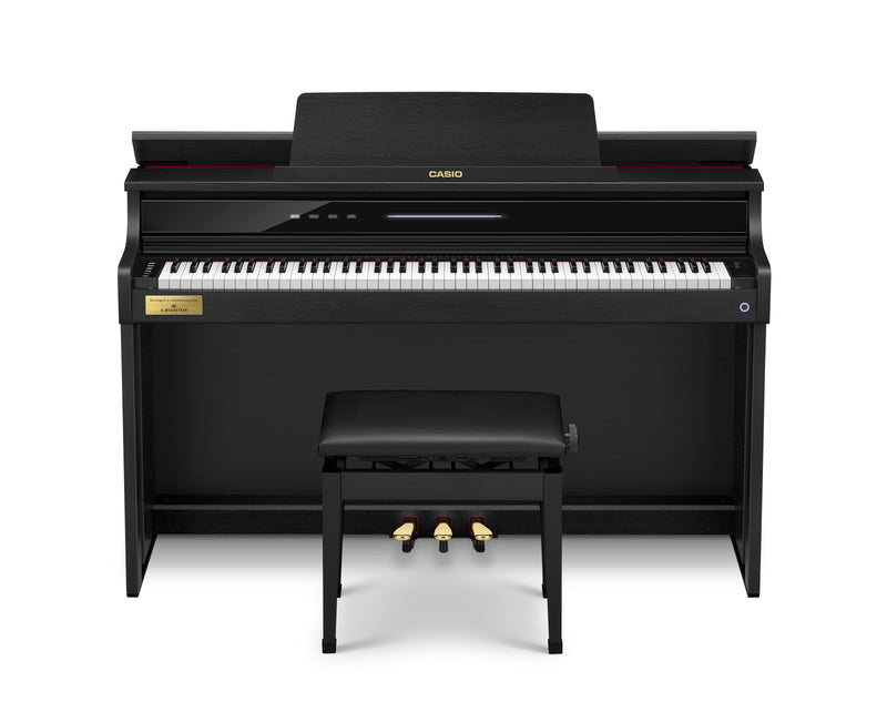Casio AP-750 Celviano Digital Upright Piano Developed with C. Bechstein 88-Keys (Black)