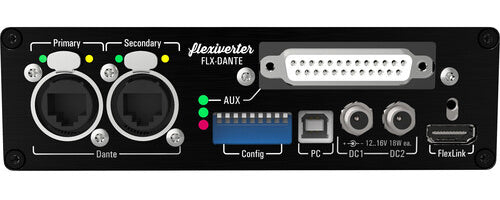 Appsys ProAudio FLX-DANTE Flexiverter Convertisseur de format 64 x 64 canaux pour réseau audio Dante