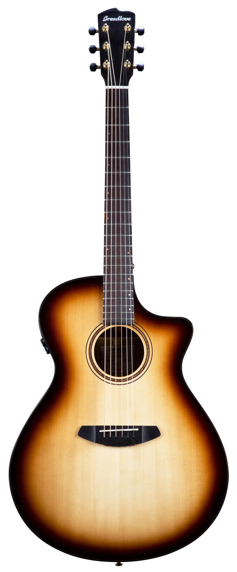 Breedlove ARCO50CEEUMY Organic Artista Pro CE Concerto Acoustic-Electric Guitar (Burnt Amber)