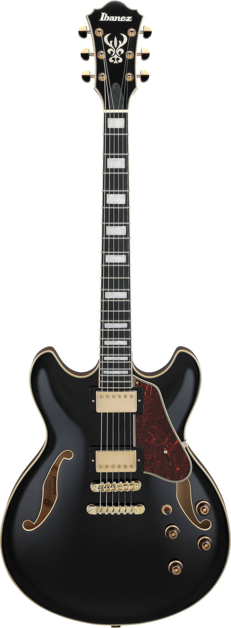 Ibanez AS93BCBK AS Artcore Guitare électrique creuse (noir)