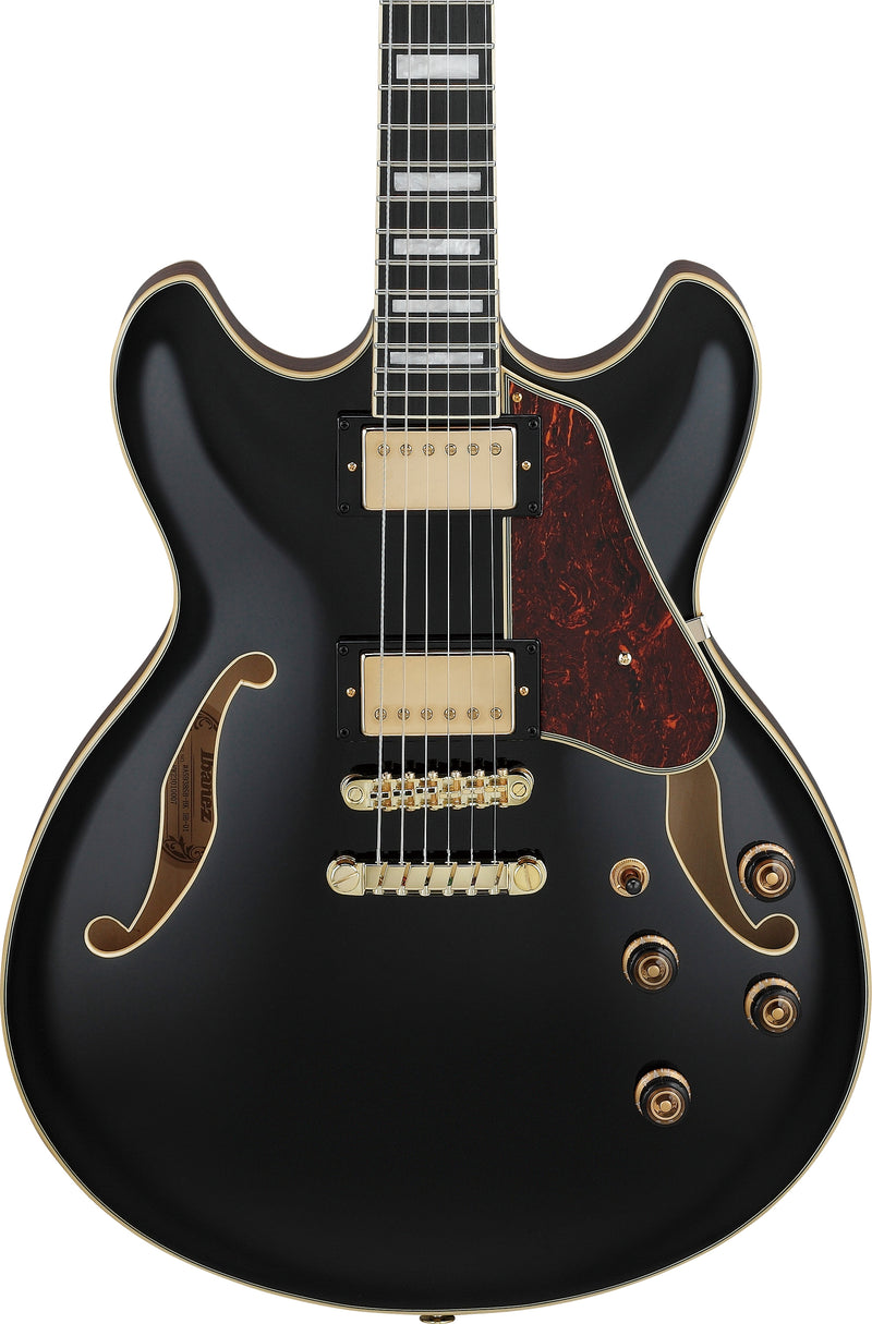 Ibanez AS ARTCORE Series Semi Hollow-Body Electric Guitar (Black)