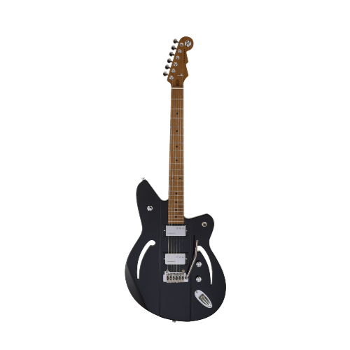 Reverend AIRSONIC W Electric Guitar (Midnight Black) (DEMO)