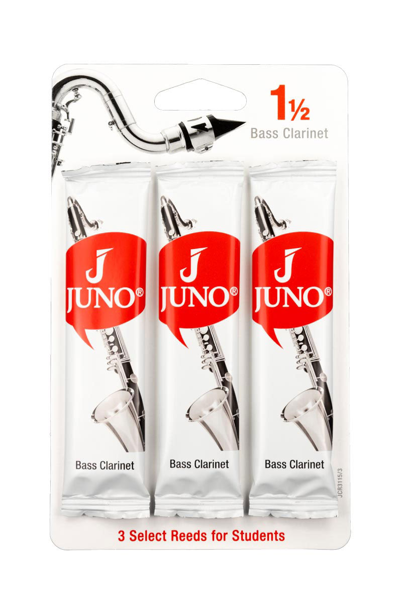 Vandoren JCR3115/3 Juno Bass Clarinet Reeds Strength - 1.5 (Pack of 3)