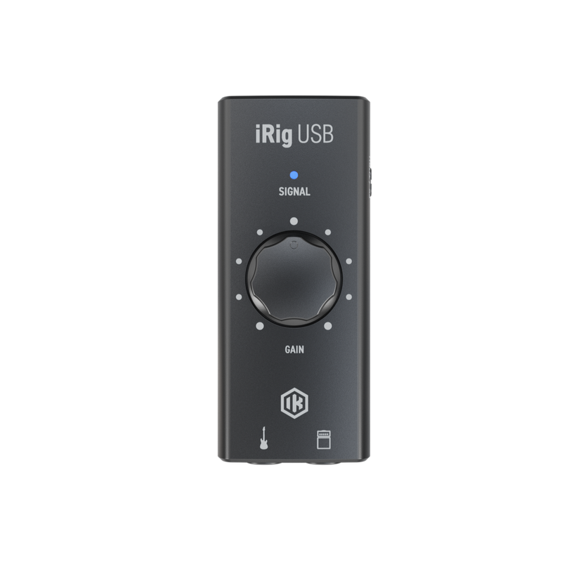 IK Multimedia iRig USB Interface d'enregistrement de guitare USB-C ultra portable