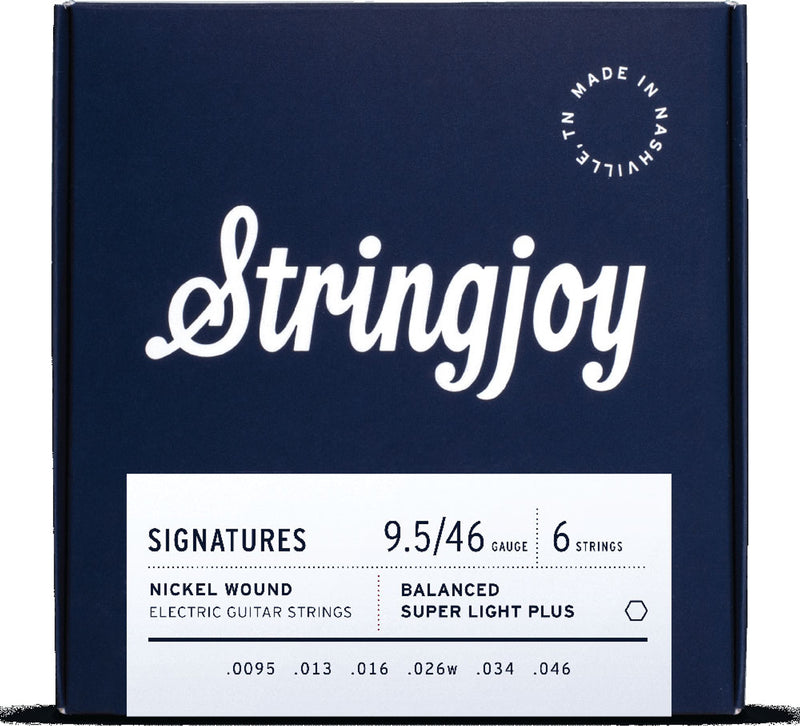 Stringjoy SJ-BAL95 Electric Guitar Strings Balanced Super Light Plus - 9.5-46