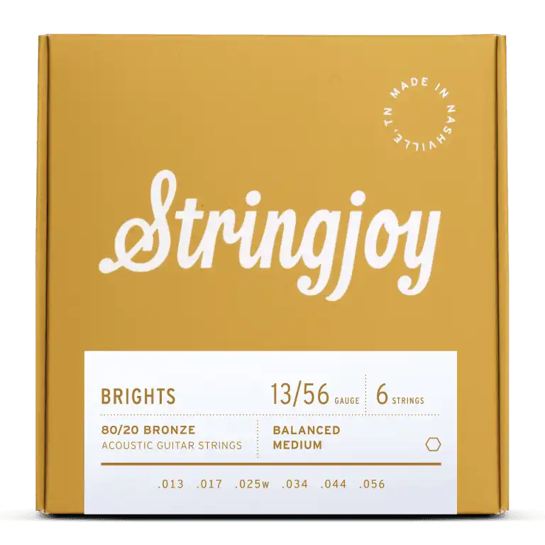 Stringjoy SJ-BB1356 Acoustic Guitar Strings Medium - 13-56