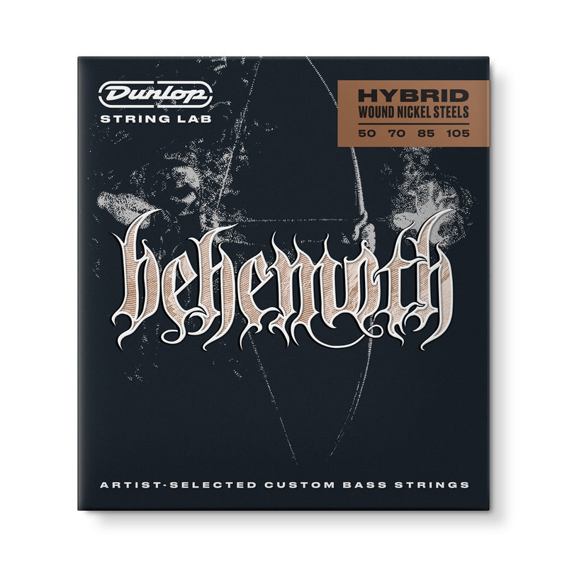 Dunlop BEHYN50105 Behemoth Hybrid Wound Nickel Bass Strings .050-.105