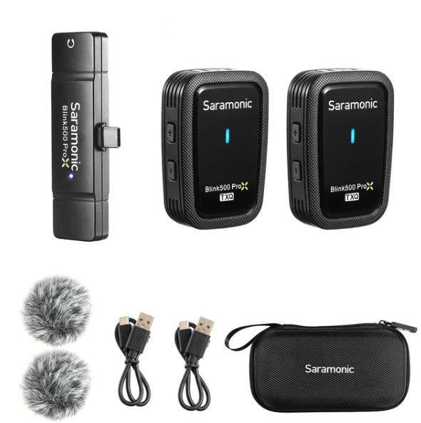 Saramonic BLINK500 PROX Q6 2.4GHz Dual Channel Wireless Microphone System USB-C