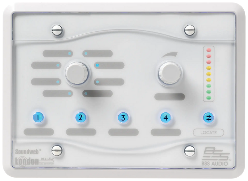 BSS BLU-8-V2-WH Programmable Zone Controller (White)